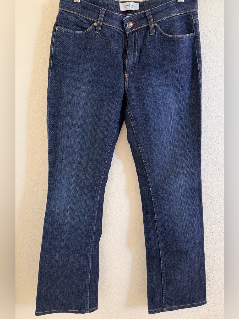 Habitual Women's Dark Blue Boot Cut Jeans (Size 29)
